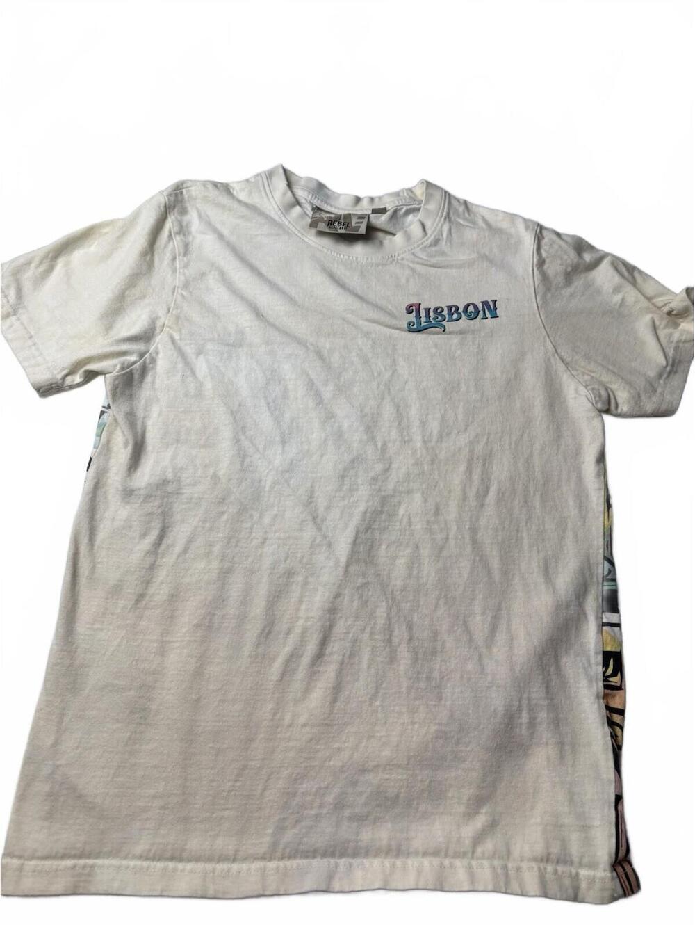 Men’s Rebel Size Large Back Graphic T Heavy Cotton Oversized